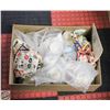 Image 1 : BOX OF CERAMIC ART STATUES VASES AND