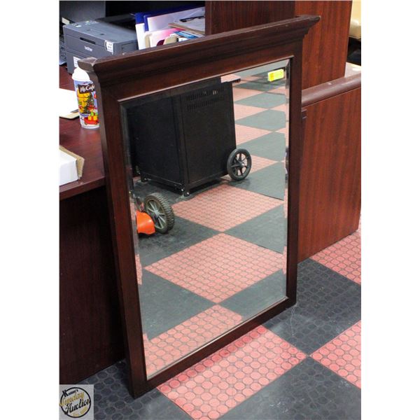CHERRYWOOD COLOUR FRAMED MIRROR 33.5" X 42"