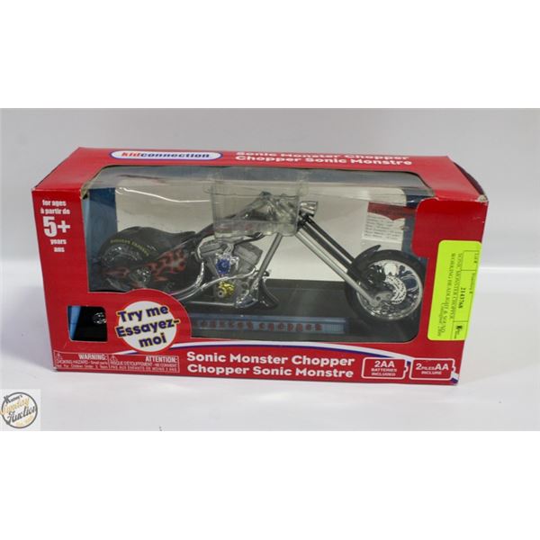 SONIC MONSTER CHOPPER. WORKING HEADLIGHT & SOUND