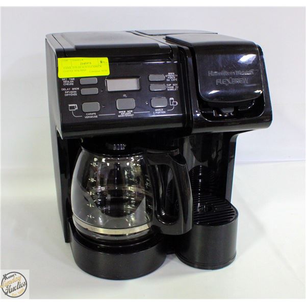 HAMILTON BEACH FLEXBREW COFFEE MACHINE