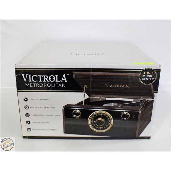 VICTROLA 4 IN 1 MUSIC CENTER, TURNTABLE, BLUETOOTH