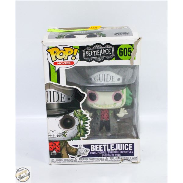 NEW/BOX BEETLEJUICE FUNKO POP 605