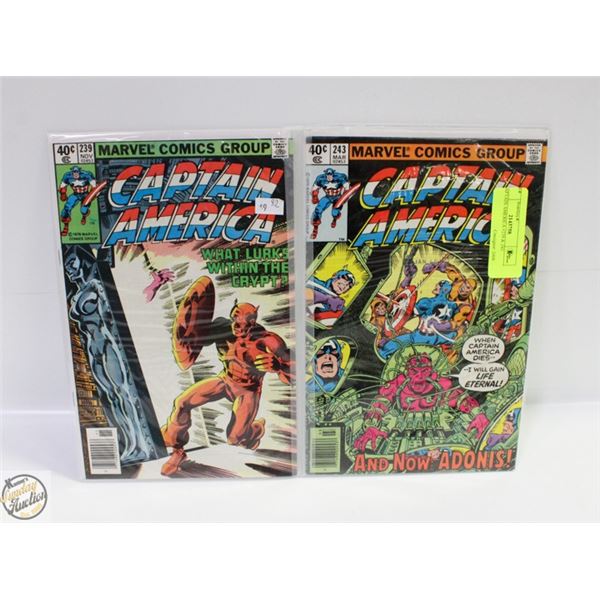 CAPTAIN AMERICA #239 & 243