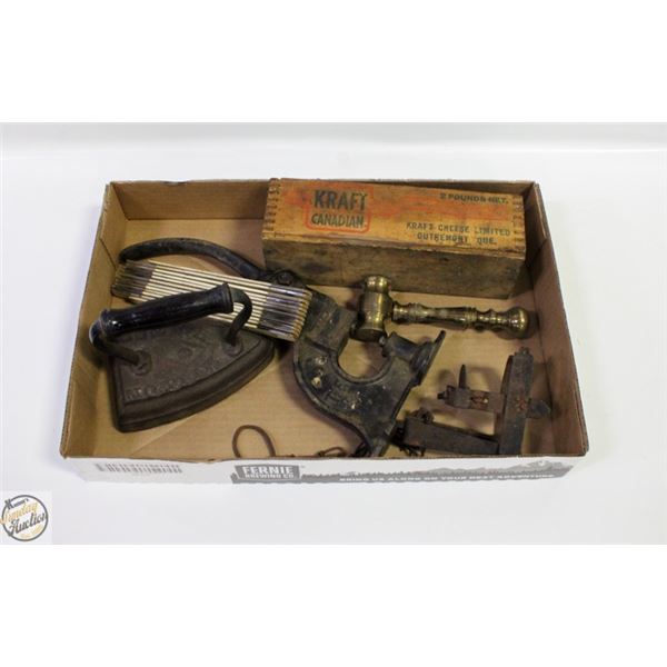 LOT OF ANTIQUE & VINTAGE ITEMS