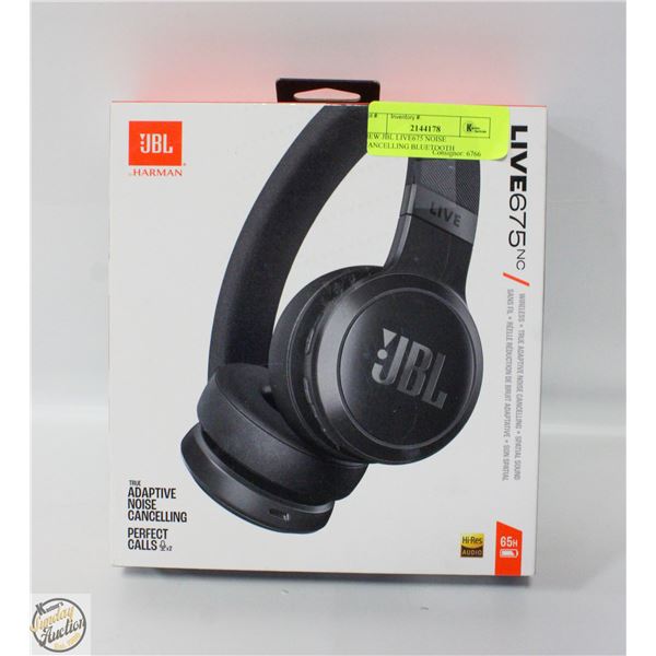 NEW JBL LIVE675 NOISE CANCELLING BLUETOOTH