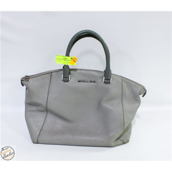 GENUINE MICHAEL KORS GREY LEATHER