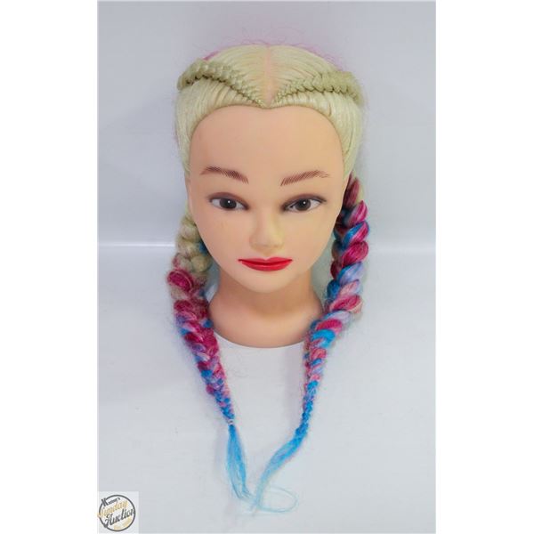 SYNTHETIC+REMY HAIR MIXED MANNEQUIN HEAD