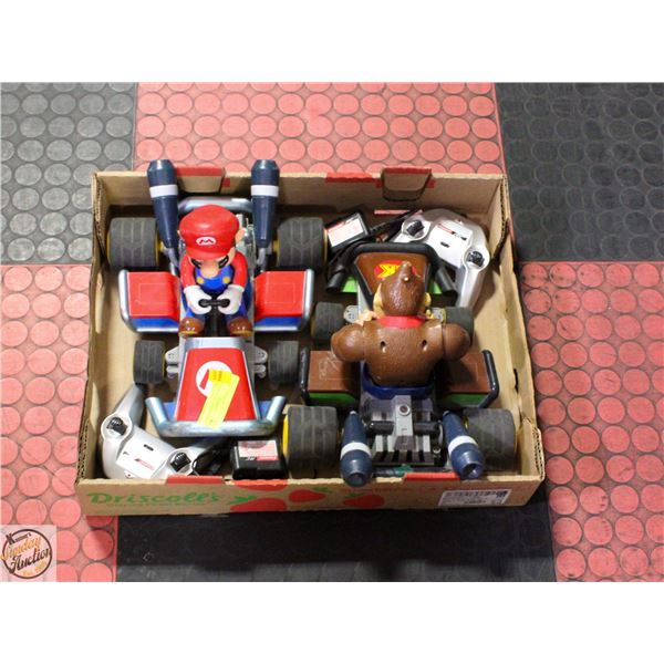 2 REMOTE CARS (SUPER MARIO & DONKEY KONG)