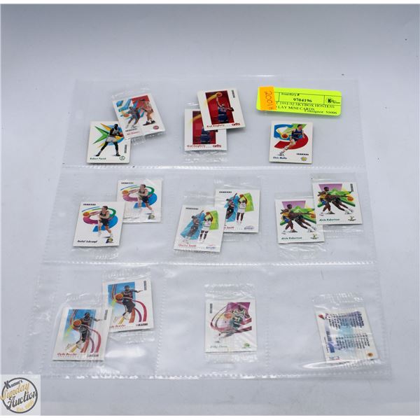 SHEET 1991-92 SKYBOX HOSTESS FRITO LAY MINI CARDS