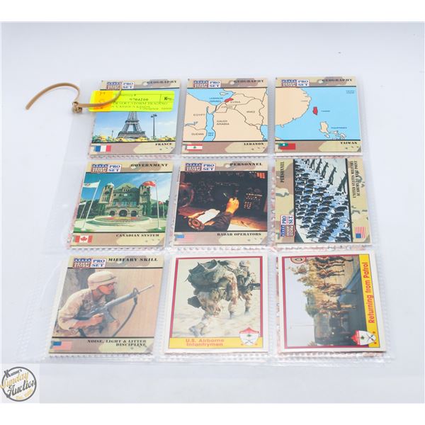 1990S DESERT STORM TRADING CARDS VARIOUS KINDS