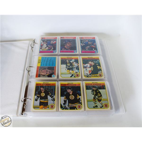 1982-1983 OPC HOCKEY CARD BINDER 358 CARDS