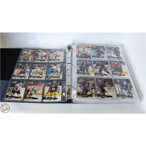 1991-1992 PRO SET HOCKEY CARDS BINDER 269 CARDS