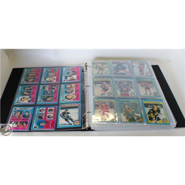 1979-1980 OPC HOCKEY CARDS BINDER 353 CARDS