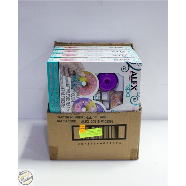 BOX OF 4 ALEX SPA DO IT YOURSELF BATH BOMBS DONUTS