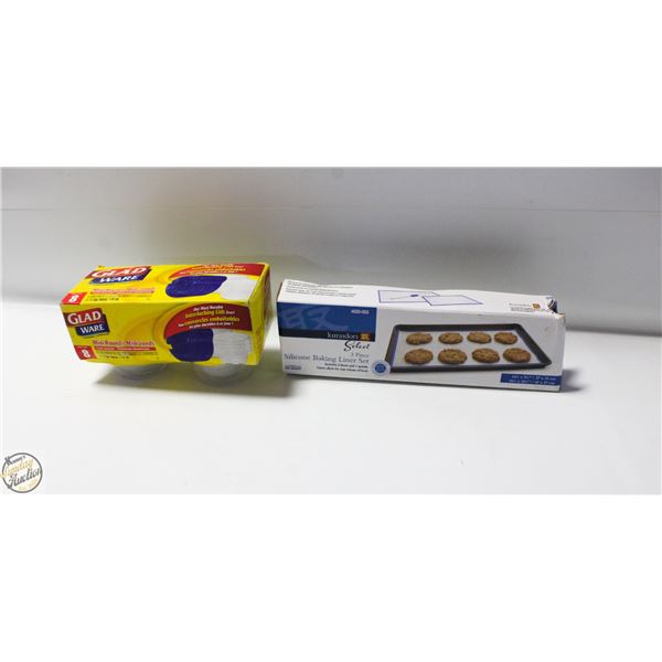 KURADORI SELECT 3PC SILICON BAKING LINERS