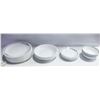 Image 1 : WHITE DISHES SET WITH EXTRA PIECES
