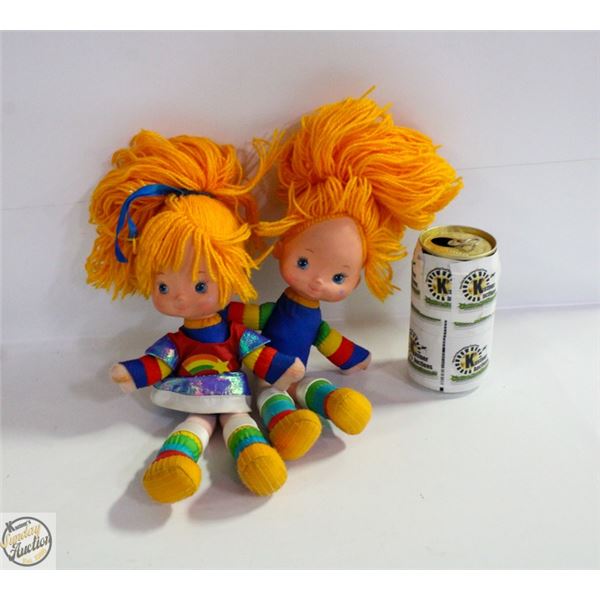 PAIR OF RAINBOW BRITE DOLLS