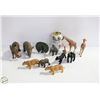 Image 1 : SCHLEICH AFRICAN ANIMAL FIGURES - LOT OF 12