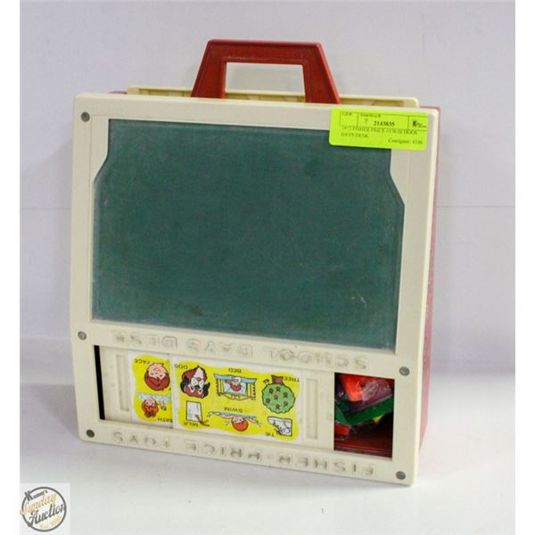 1972 FISHER PRICE #176 SCHOOL DAYS DESK