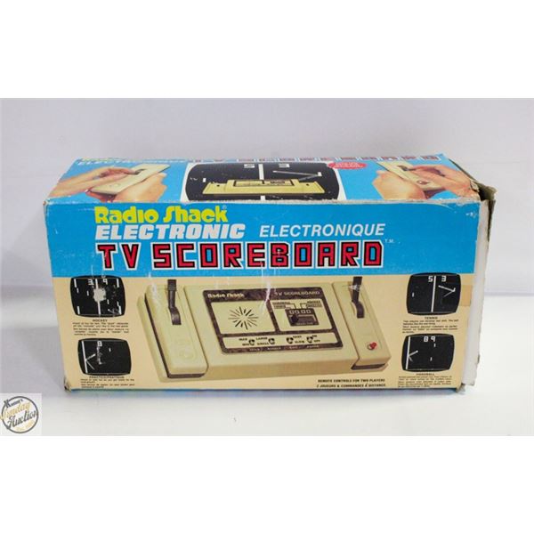 RADIO SHACK ELECTRONIC TV SCOREBOARD IN