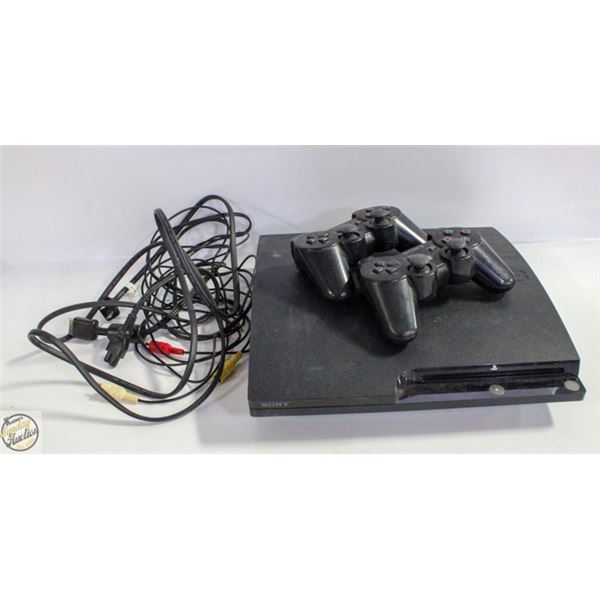 COMPLETE PLAYSTATION 3 PS3 SYSTEM W/ CABLES &