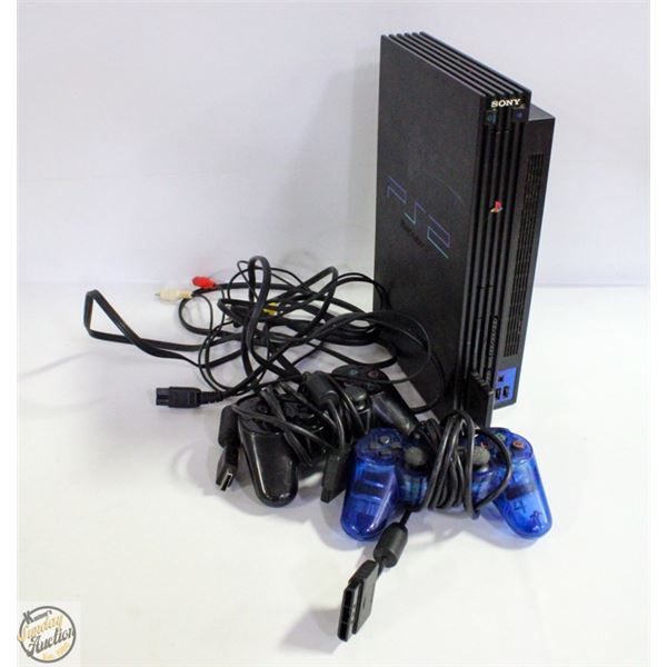 COMPLETE PLAYSTATION 2 PS2 SYSTEM W/ CABLES &