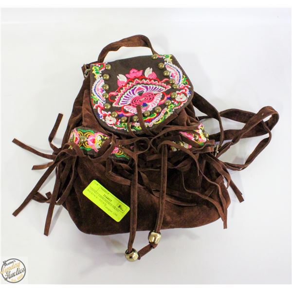 VINTAGE EMBROIDERED HIKING BACKPACK – ESTATE