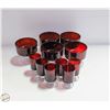 Image 1 : LUMINARC CAVALIER RUBY APERATIF GLASSES