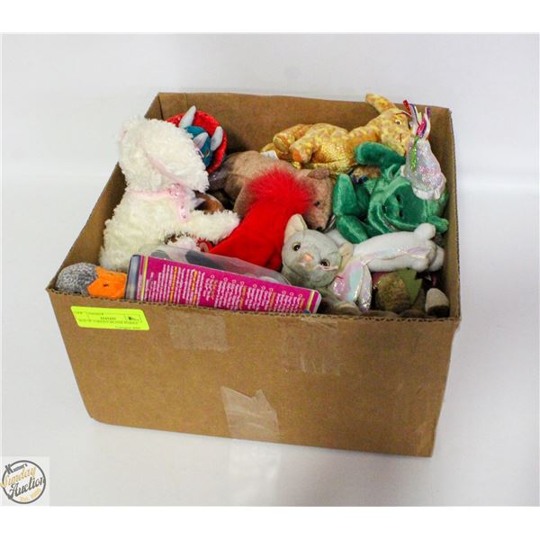 BOX OF VARIOUS BEANIE BABIES