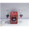 Image 1 : ARTIST SIGNED BLOWN GLASS COCKTAIL