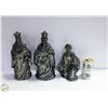 Image 1 : CERAMIC WISE MEN CHRISTMAS FIGURINES