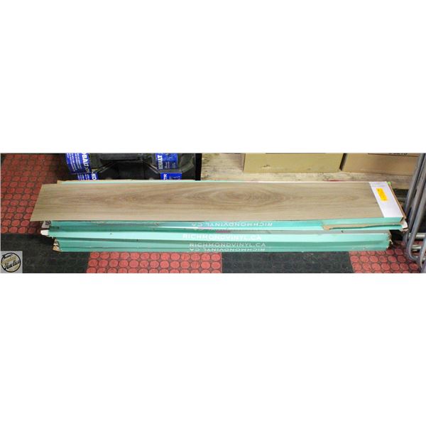5 BOXES OF NEW RICHMOND LUXURY VINYL ALMOND SIZE