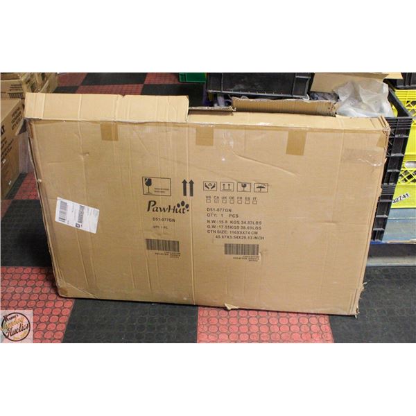 PAWHUT METAL DOG CRATE 116X9X74 CM