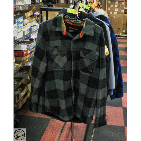 MENS LARGE REALTREE LINED WORK SHIRT