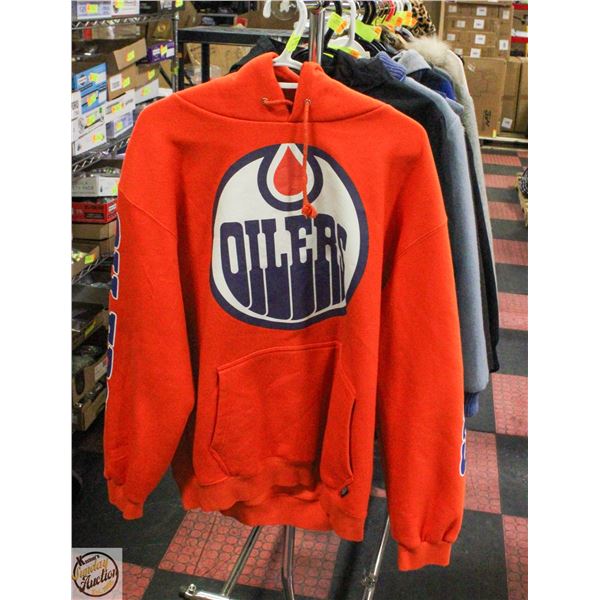 MENS LARGE OILERS HOODIE