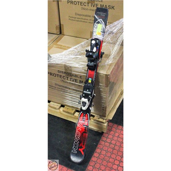 KIDS SOLOMON SKIS AND BINDINGS SIZE 100