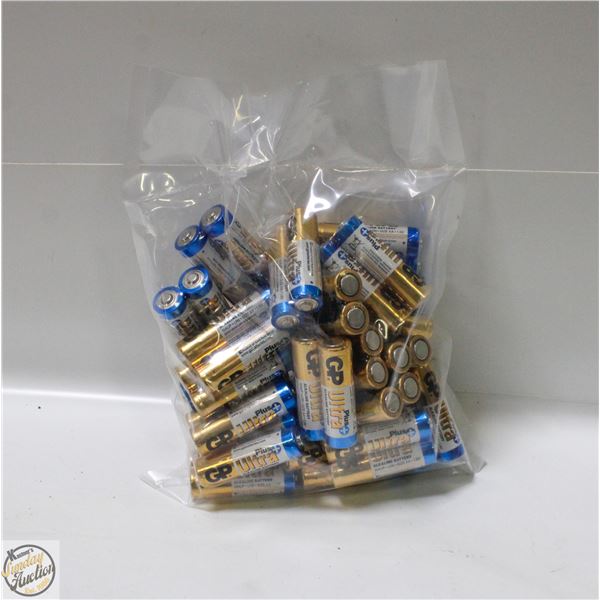 25 X 2 = 50 AA ALKALINE BATTERIES