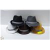 Image 1 : 5 FELT FEDORA HATS