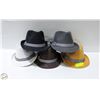 Image 1 : 5 FELT FEDORA HATS