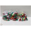 Image 1 : 3 BAGS OF CHRISTMAS FOIL WRAPPED CHOCOLATES, KRISP
