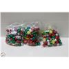 Image 1 : 3 BAGS OF CHRISTMAS FOIL WRAPPED CHOCOLATES, KRISP