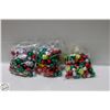 Image 1 : 3 BAGS OF CHRISTMAS FOIL WRAPPED CHOCOLATES, KRISP