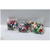 Image 1 : 3 BAGS OF CHRISTMAS FOIL WRAPPED CHOCOLATES, KRISP