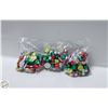 Image 1 : 3 BAGS OF CHRISTMAS FOIL WRAPPED CHOCOLATES, KRISP