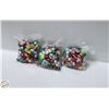 Image 1 : 3 BAGS OF CHRISTMAS FOIL WRAPPED CHOCOLATES, KRISP