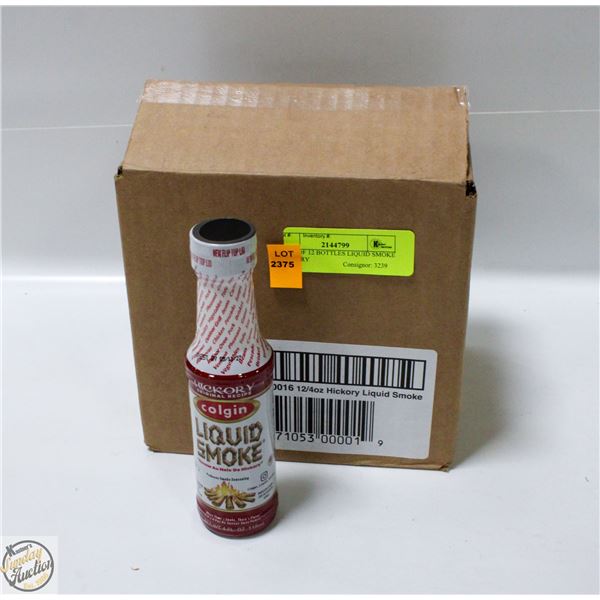 CASE OF 12 BOTTLES LIQUID SMOKE HICKORY