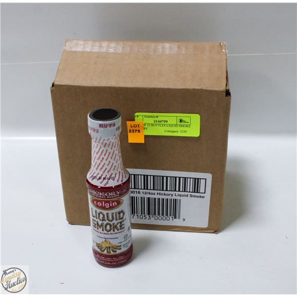 CASE OF 12 BOTTLES LIQUID SMOKE HICKORY