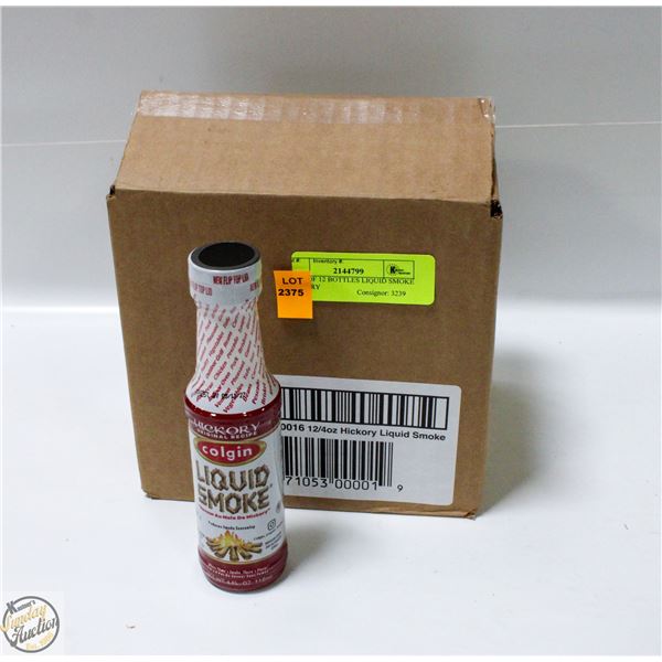 CASE OF 12 BOTTLES LIQUID SMOKE HICKORY