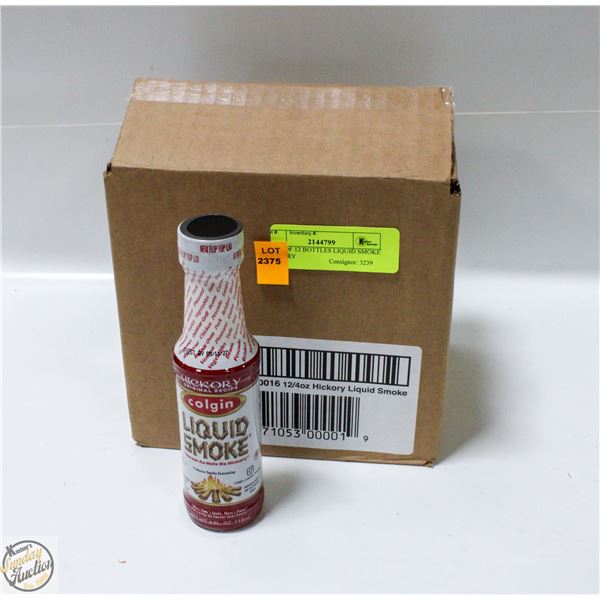 CASE OF 12 BOTTLES LIQUID SMOKE HICKORY