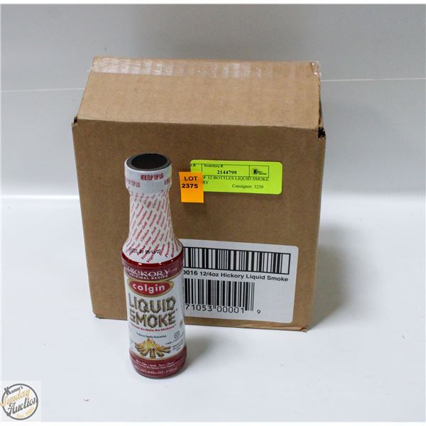 CASE OF 12 BOTTLES LIQUID SMOKE HICKORY